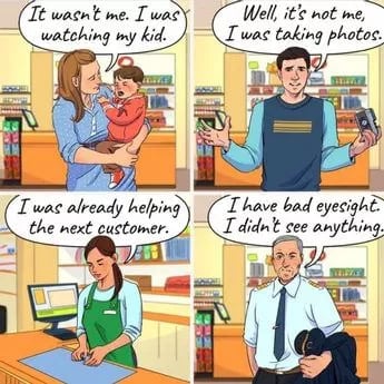 Nepagaunamas vagis: tik genialus detektyvas suras, kas pavogė nuotraukoje esančią piniginę