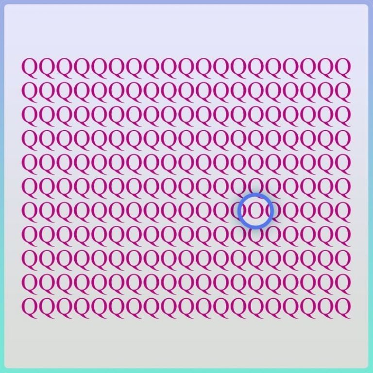 Sudėtingas IQ galvosūkis: paslėptą raidę „O“ ras tik laimingieji